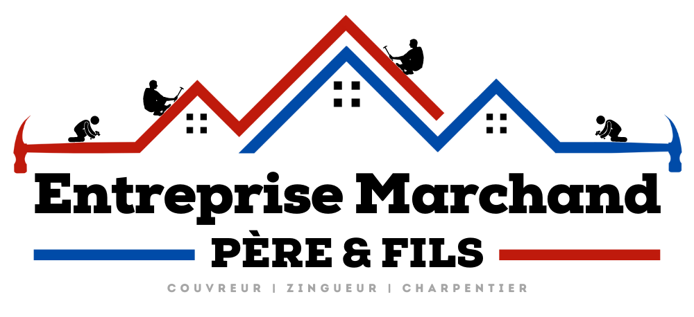 Logo Entreprise Marchand Père & Fils _ Couvreur Oise Rectangle
